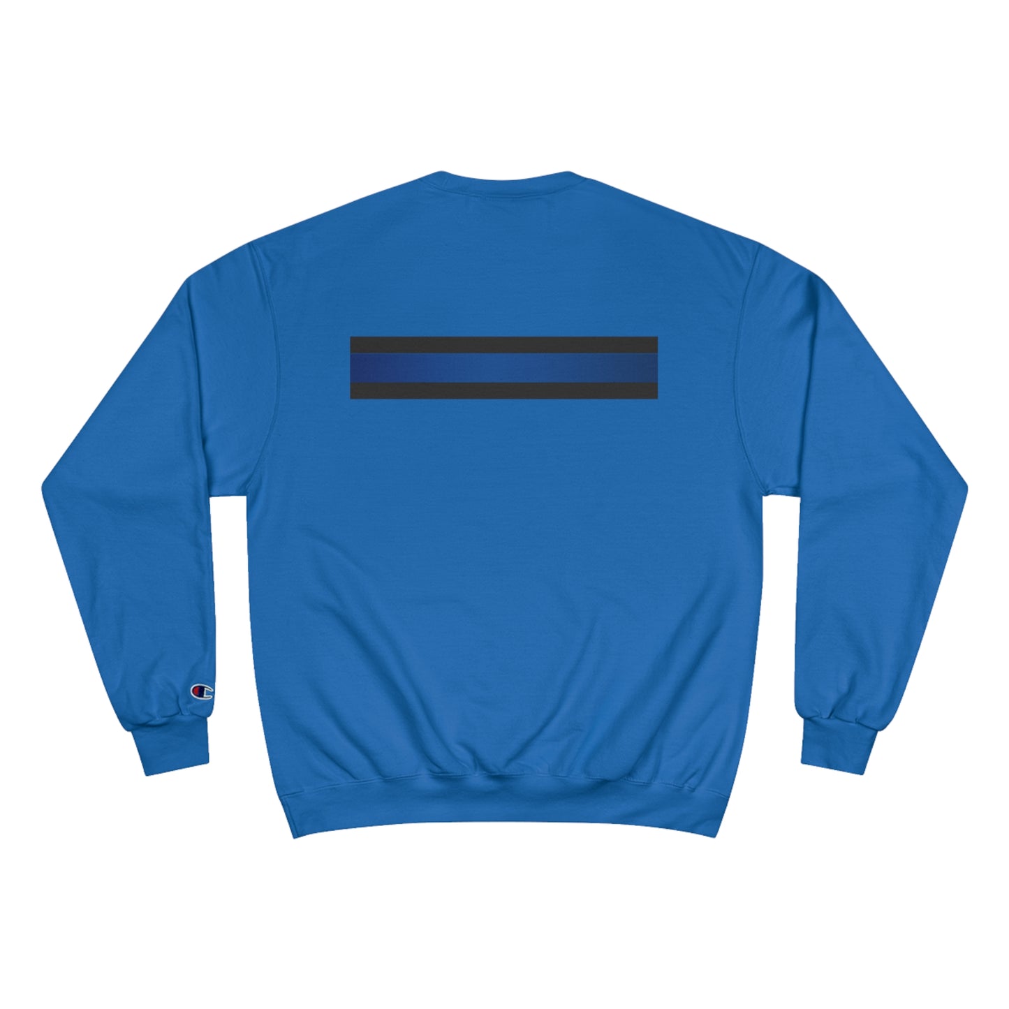 Boston Police (american flag /blue line with black) EST. 1854 Champion Sweatshirt (white writing)