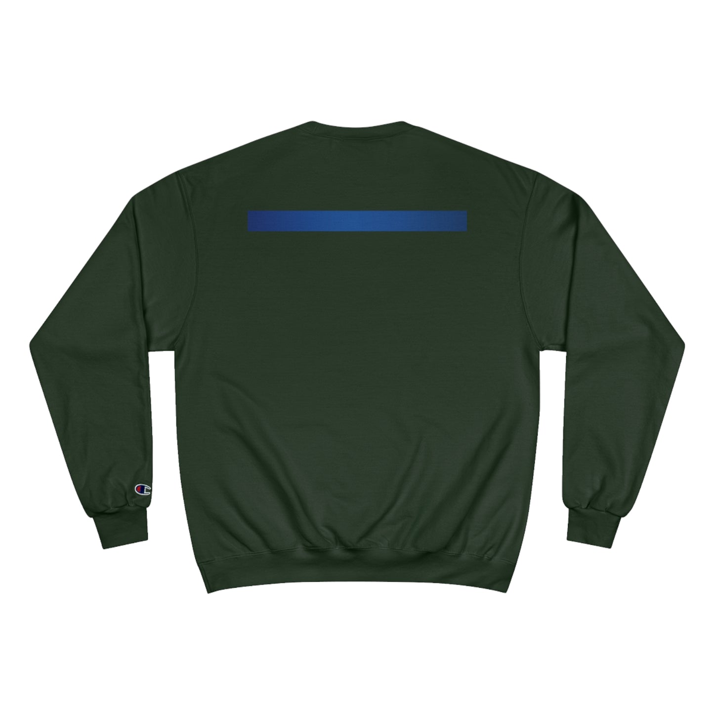 Boston Police EST. 1854 american flag Champion Sweatshirt (blue writing)