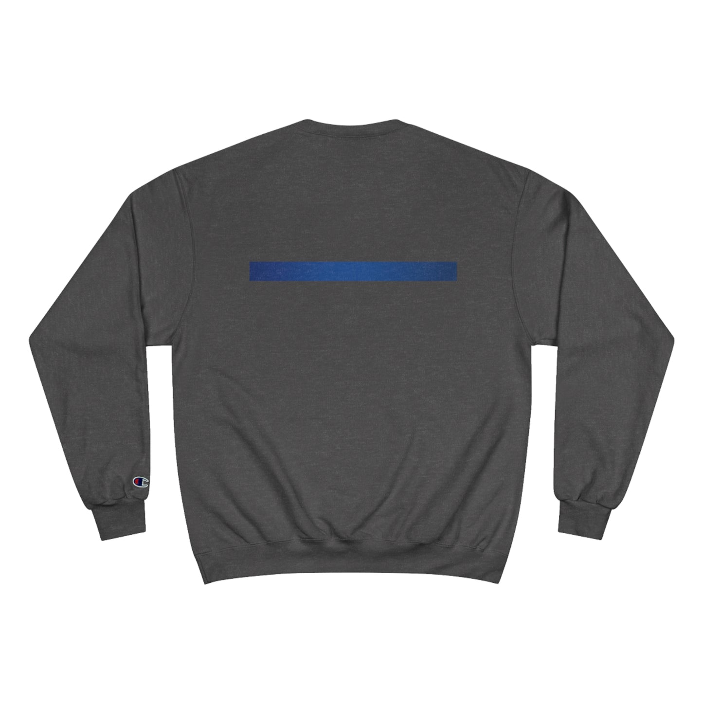 Boston Police EST. 1854 Champion Sweatshirt (black writing) blue line