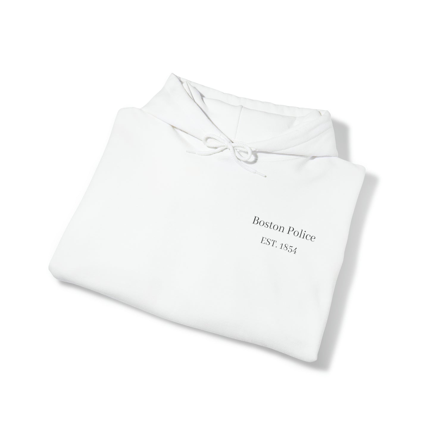 Boston Police EST. 1854 Hooded Sweatshirt (black lettering)