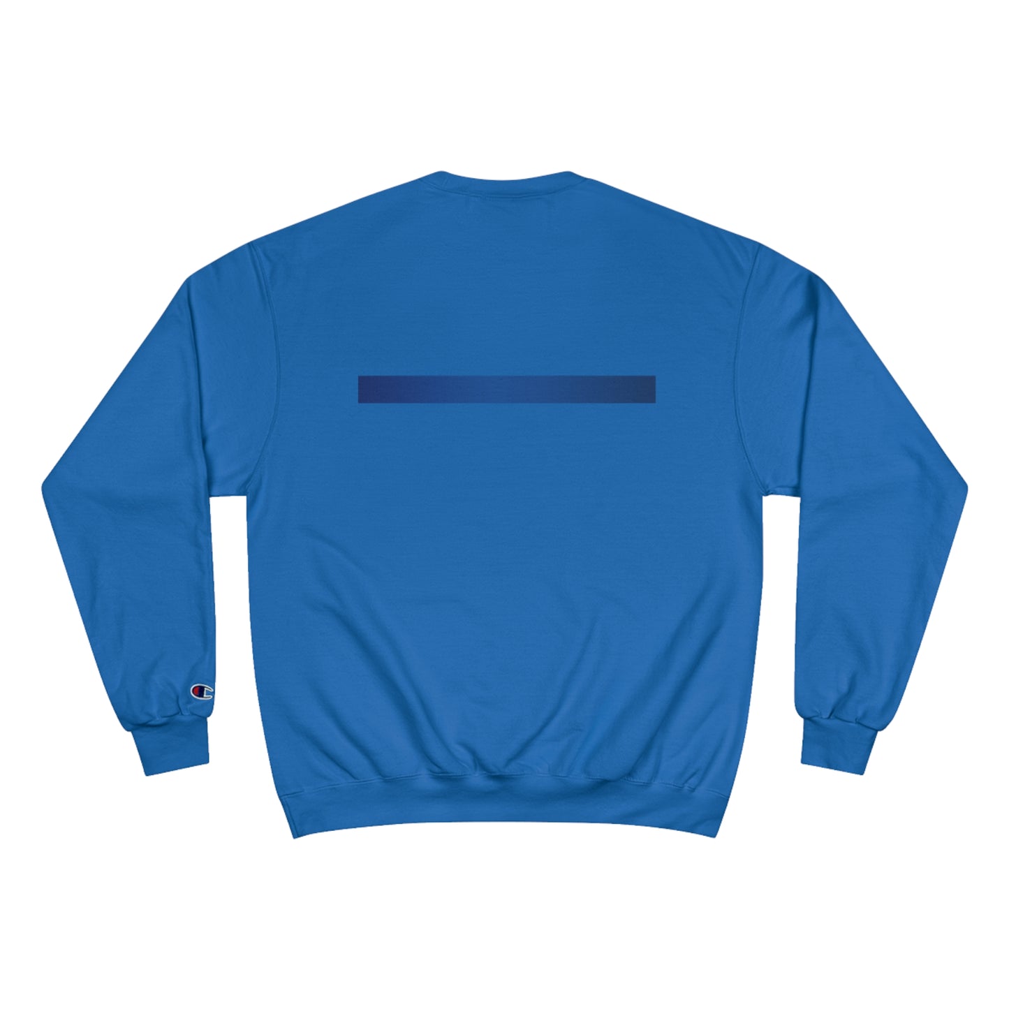 Boston Police EST. 1854 Champion Sweatshirt (black writing) blue line