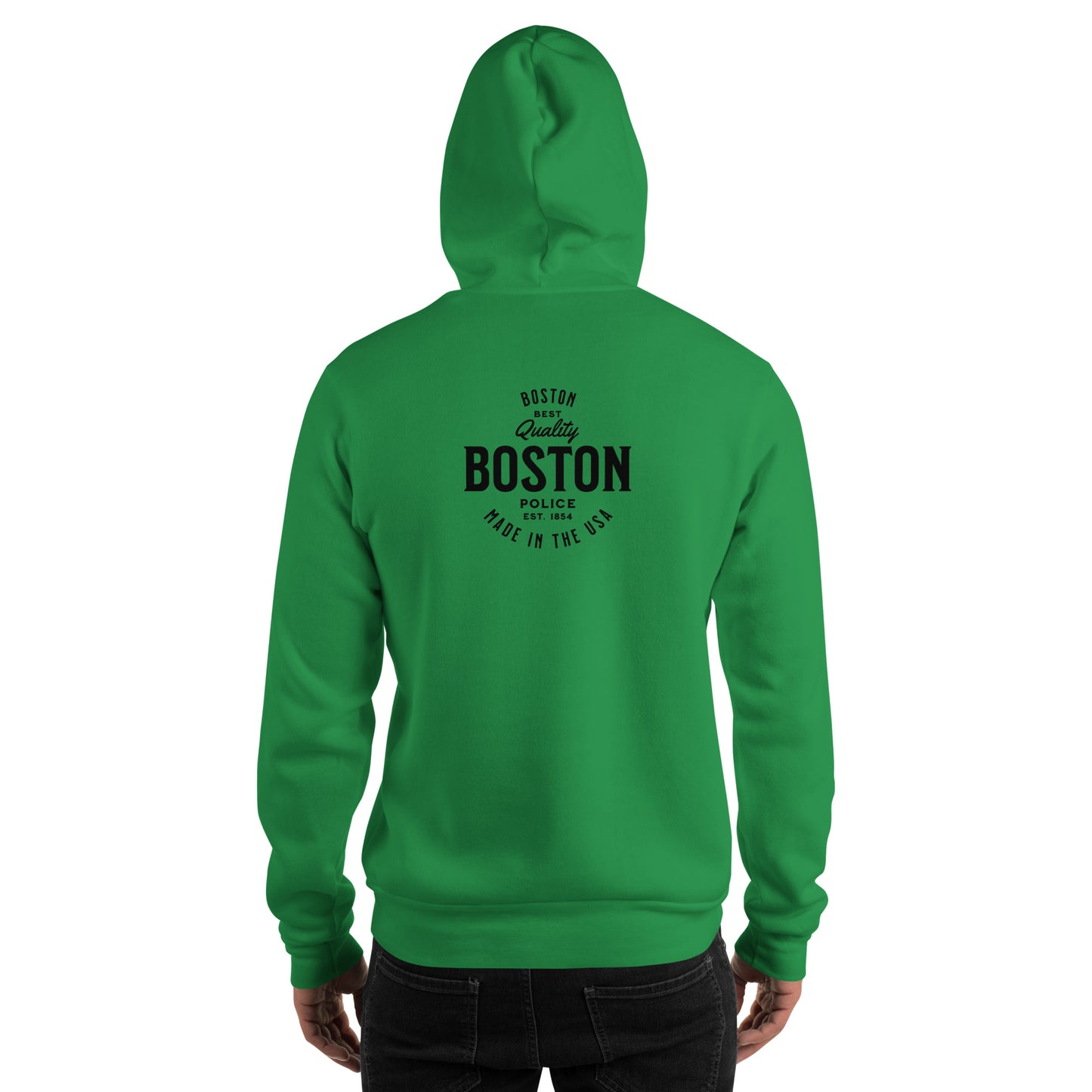 Blue line with line on wrist (Unisex Hoodie)