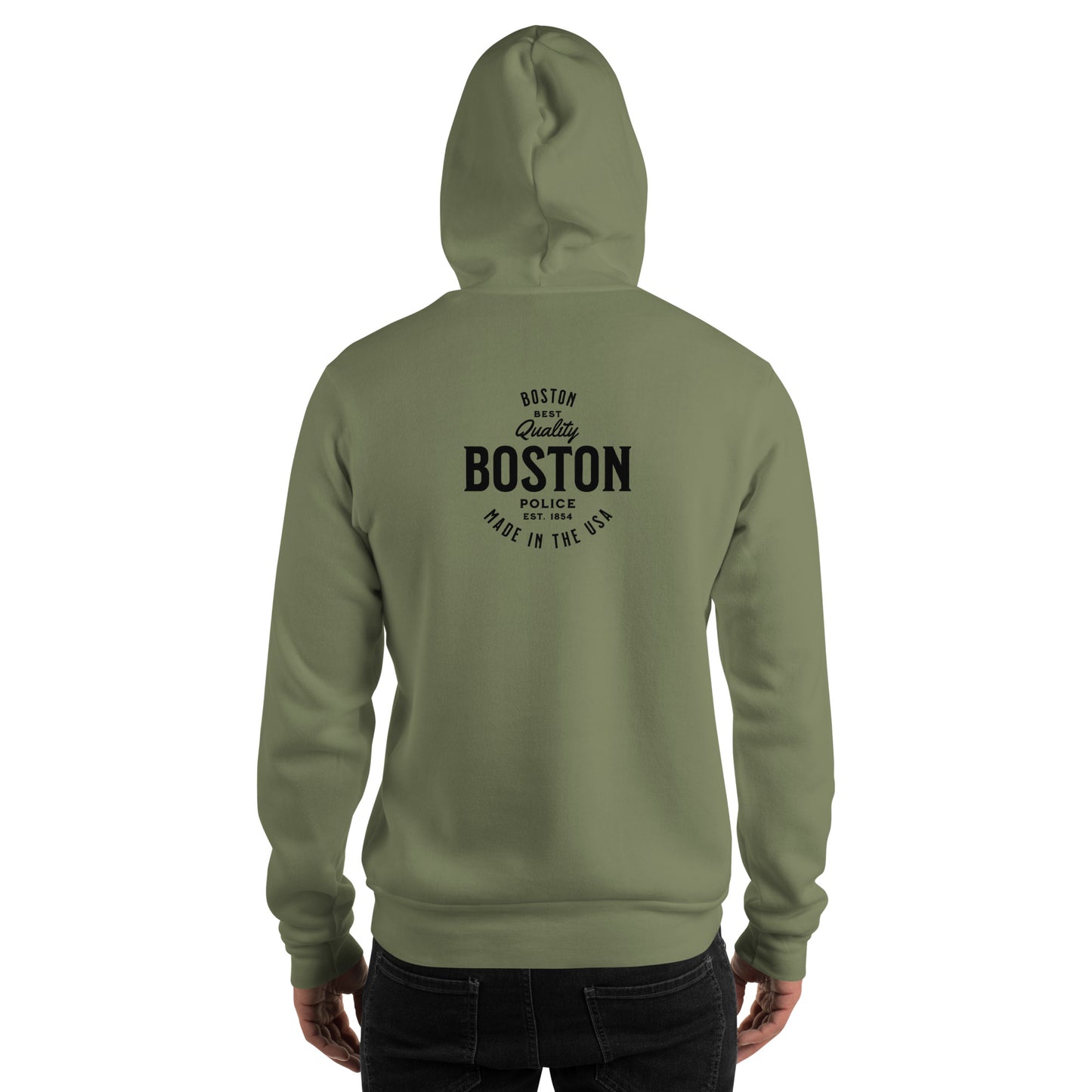 Blue line with line on wrist (Unisex Hoodie)