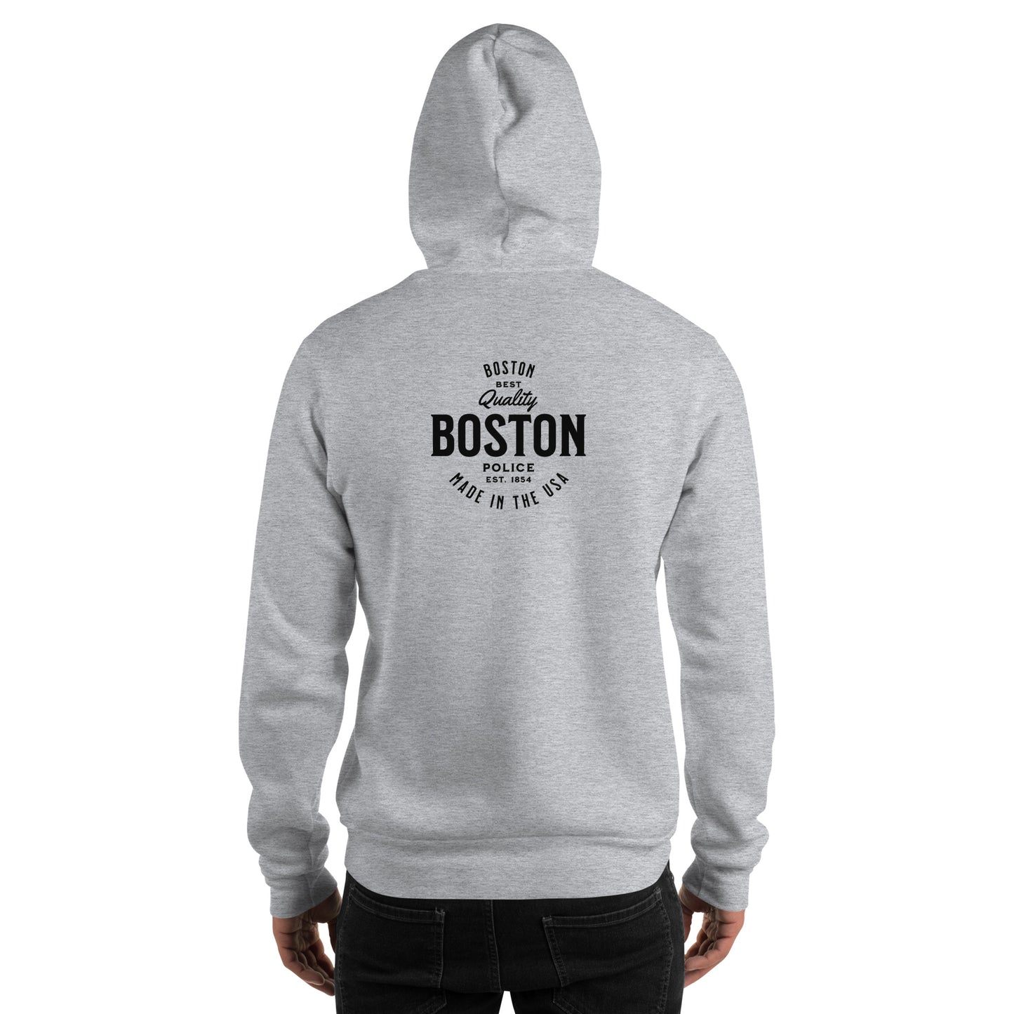 Blue line with line on wrist (Unisex Hoodie)