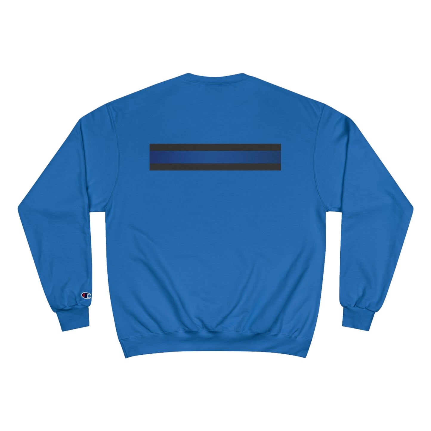 Boston Police (american flag /blue line with black) EST. 1854 Champion Sweatshirt (white writing)