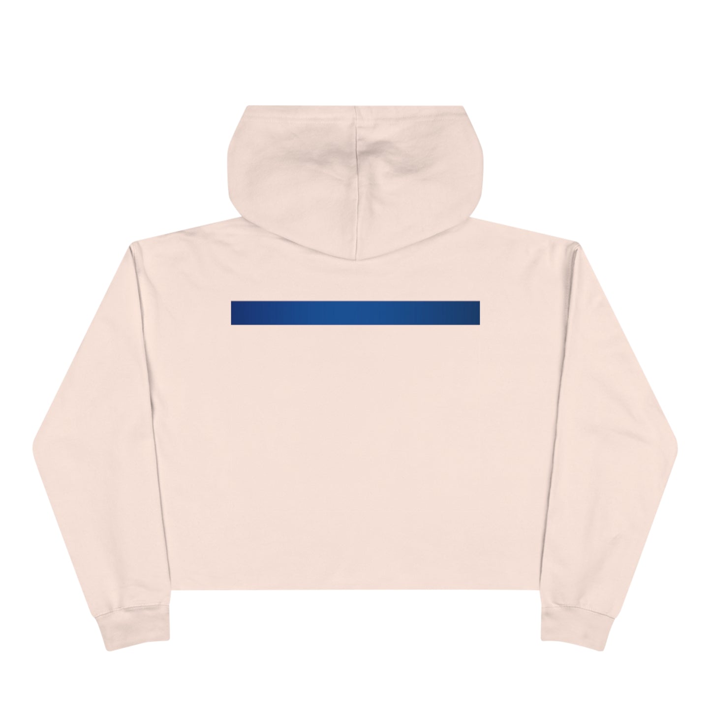 BPD Crop Hoodie blue line and BPD stamp