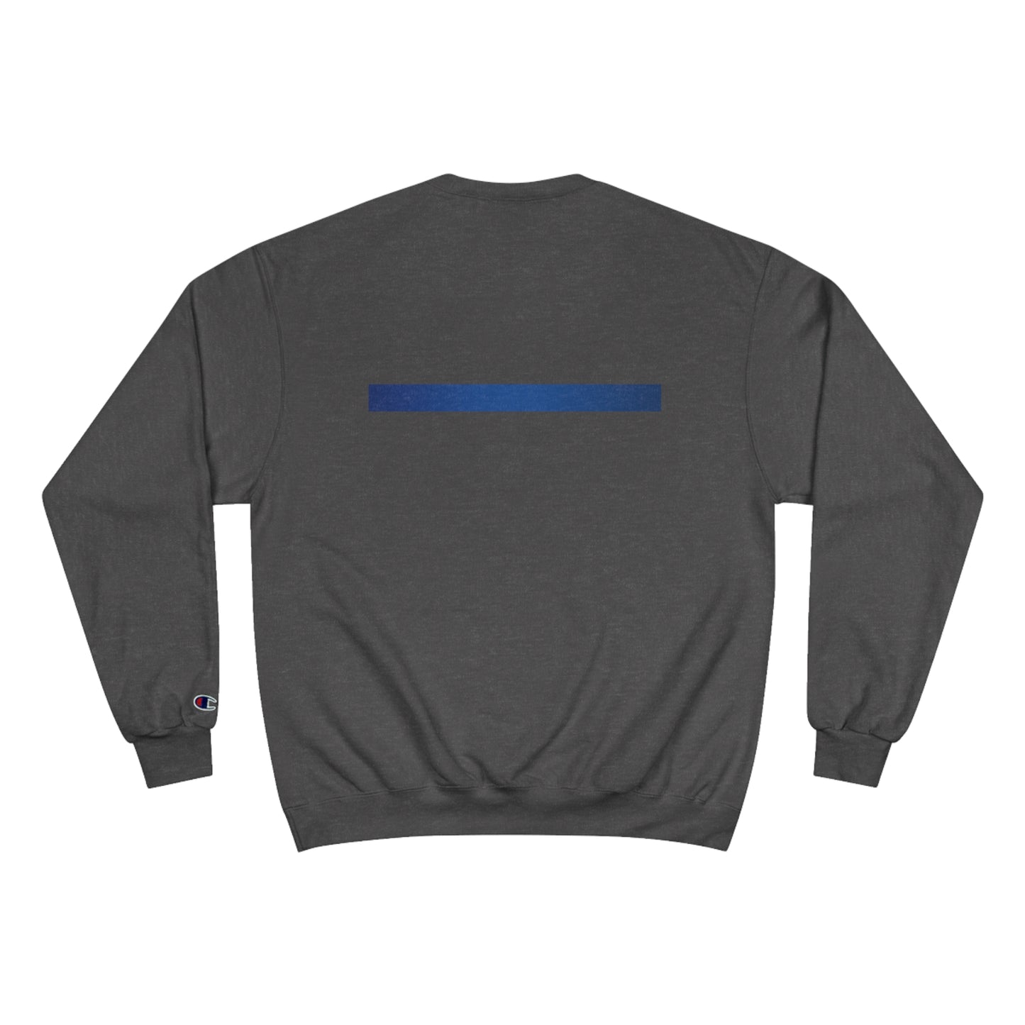 Boston Police (american flag /blue line) EST. 1854 Champion Sweatshirt (white writing)