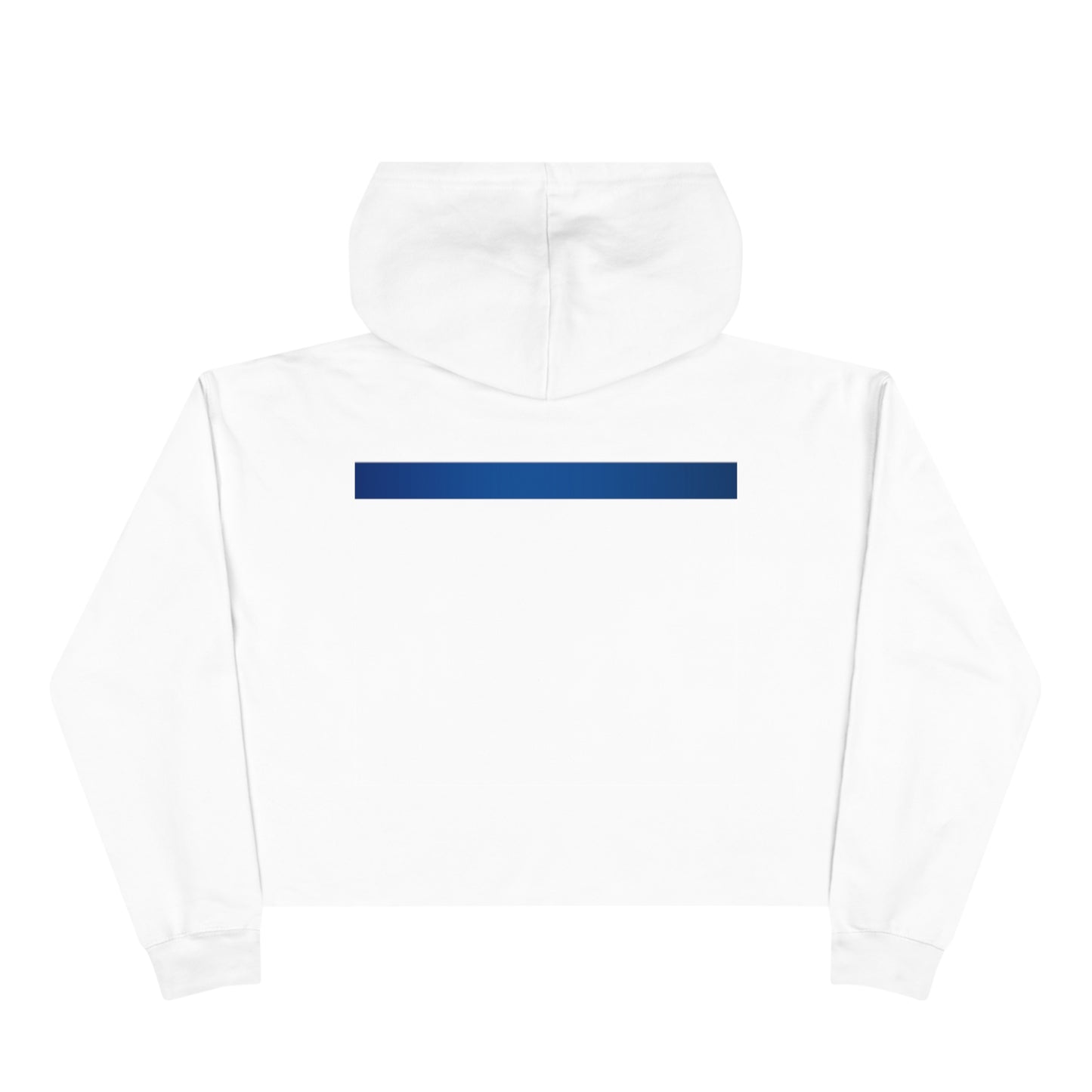 BPD Crop Hoodie blue line (blue writing)