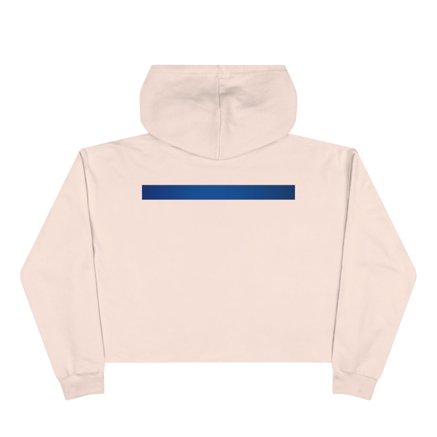 BPD Crop Hoodie blue line (blue writing)