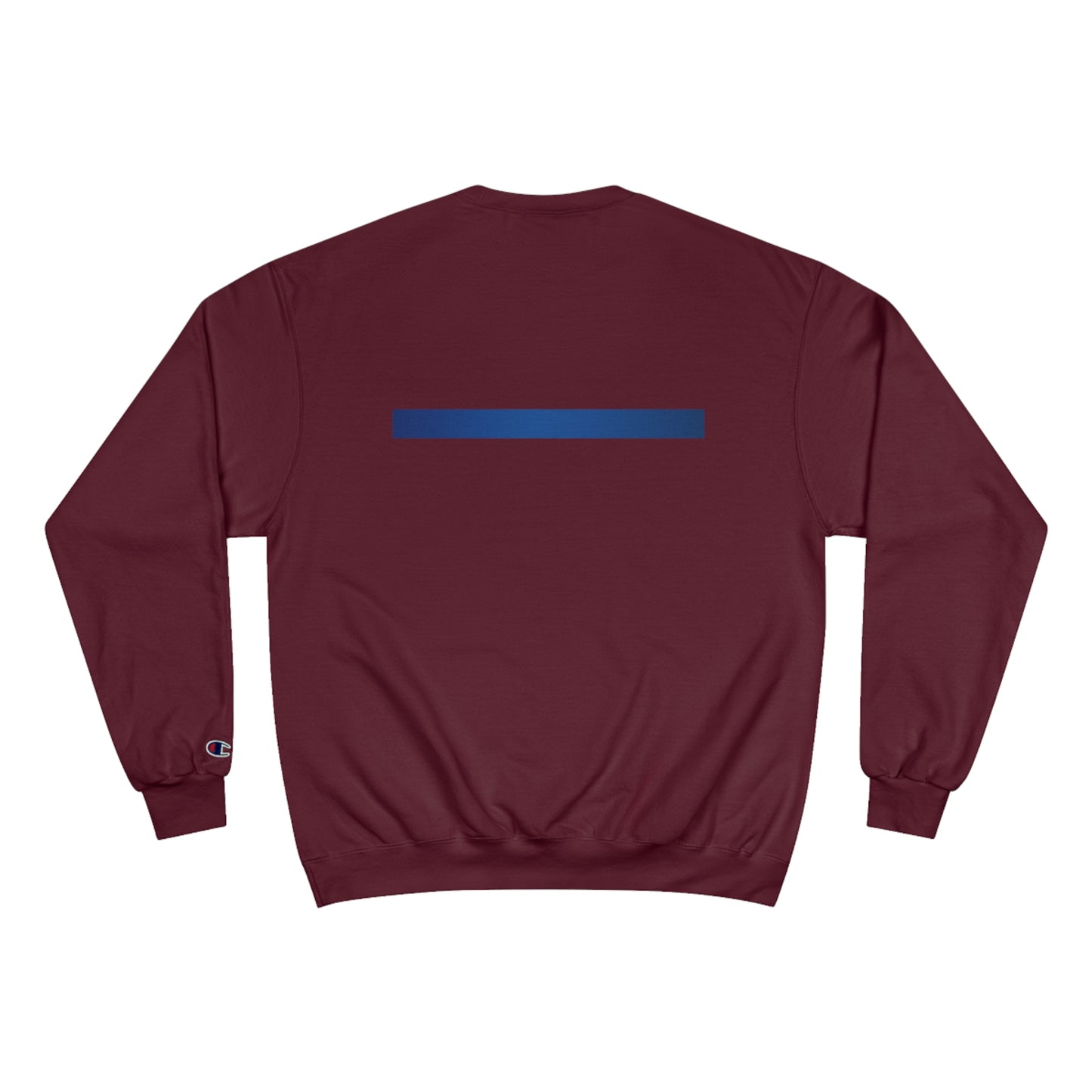 Boston Police (american flag /blue line) EST. 1854 Champion Sweatshirt (white writing)