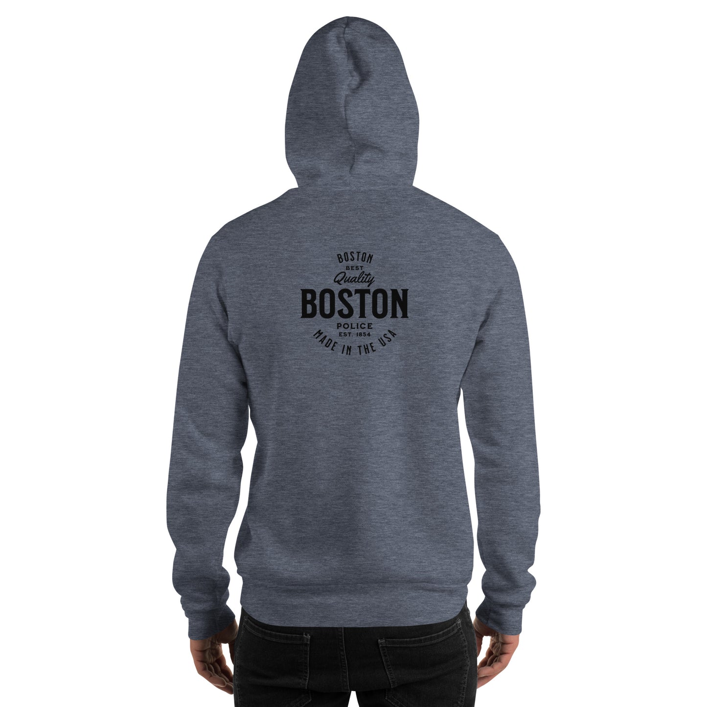 Blue line with line on wrist (Unisex Hoodie)