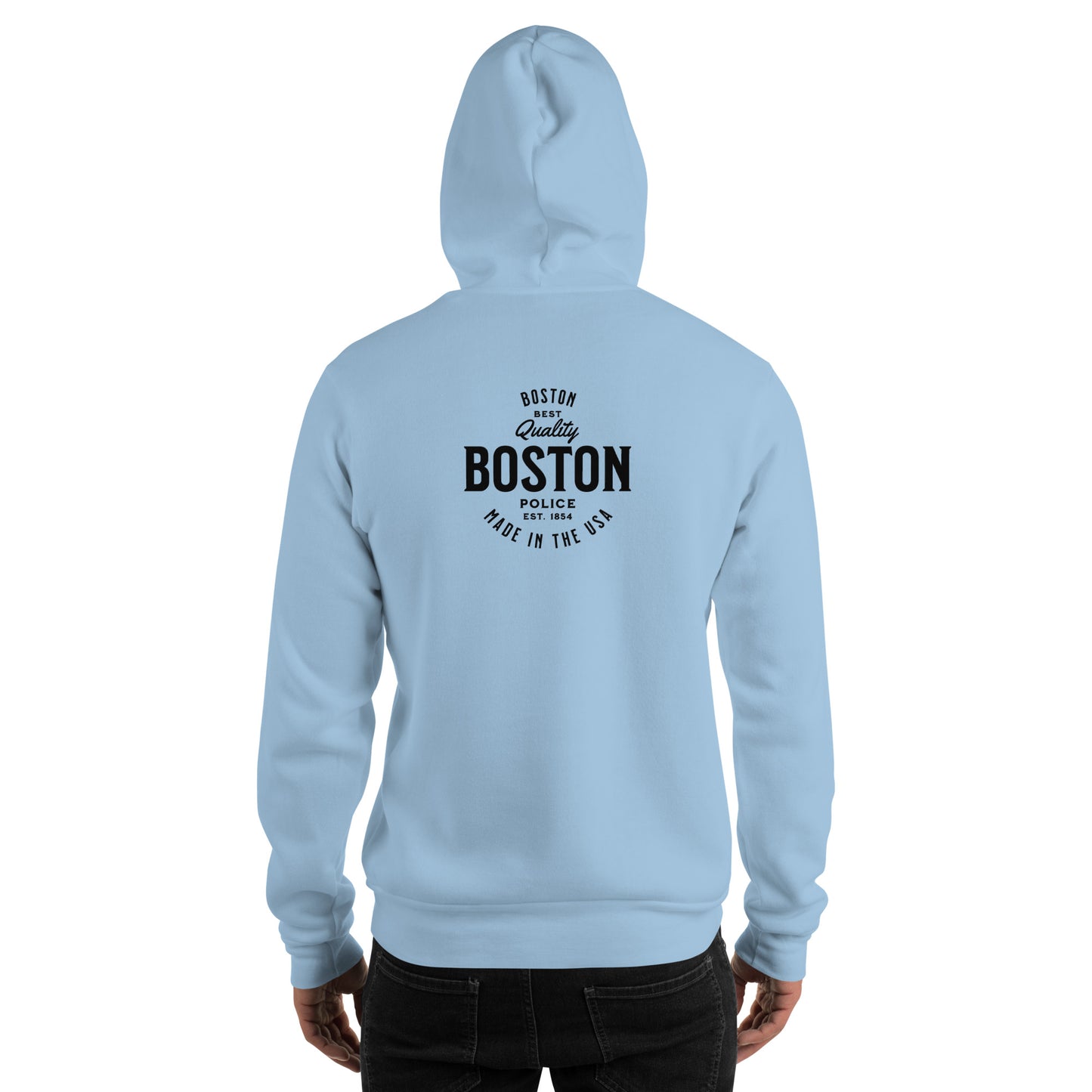 Blue line with line on wrist (Unisex Hoodie)